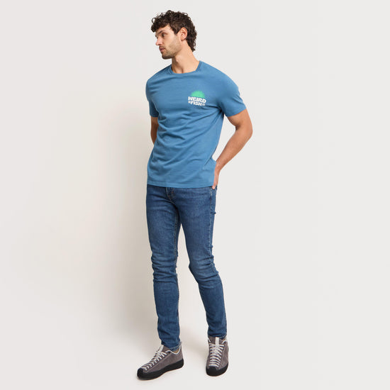 Men's Sun Beam Back Print Graphic T-Shirt