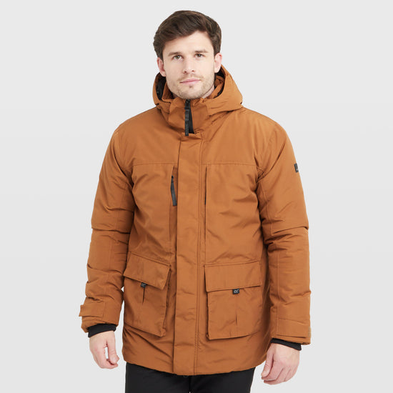 Men's Marron Waterproof Insulated Parka