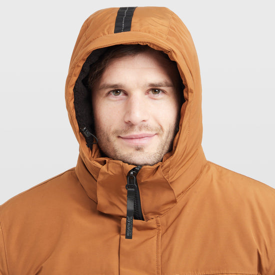 Men's Marron Waterproof Insulated Parka