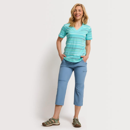 Women's Stretch Capri Trousers