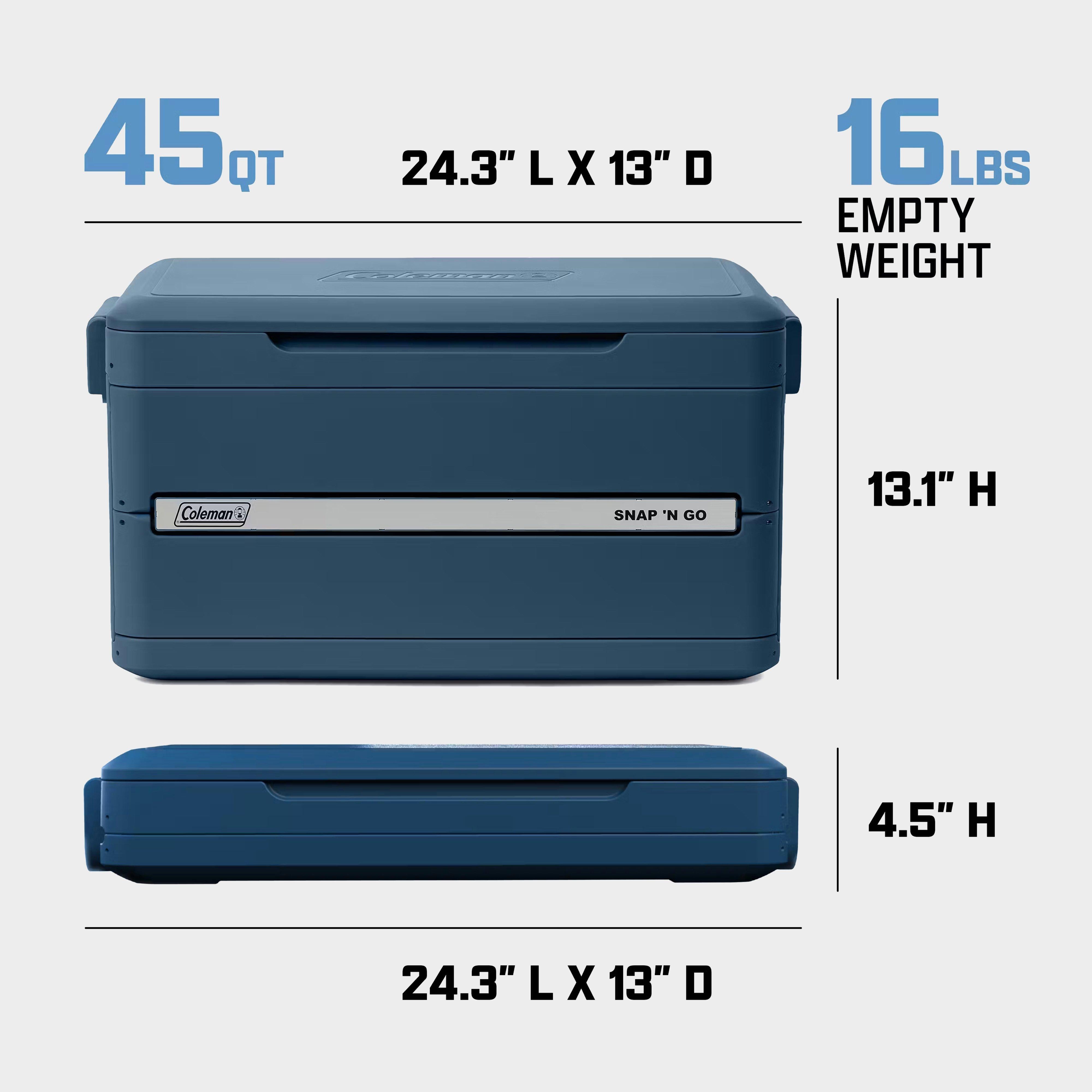 Snap N Go Collapsible Cool Box 45QT