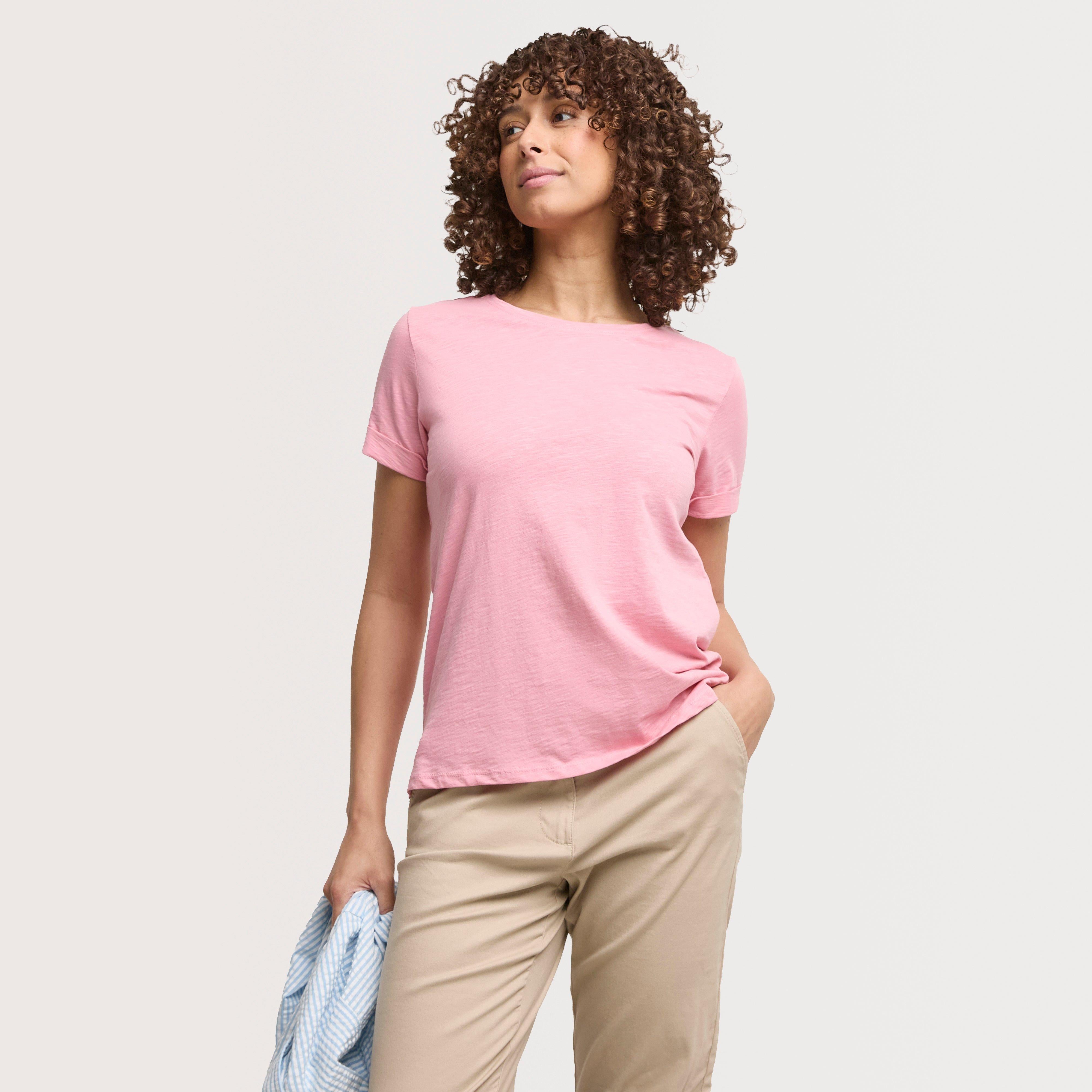 Women's Perfect V Neck Slub T-Shirt