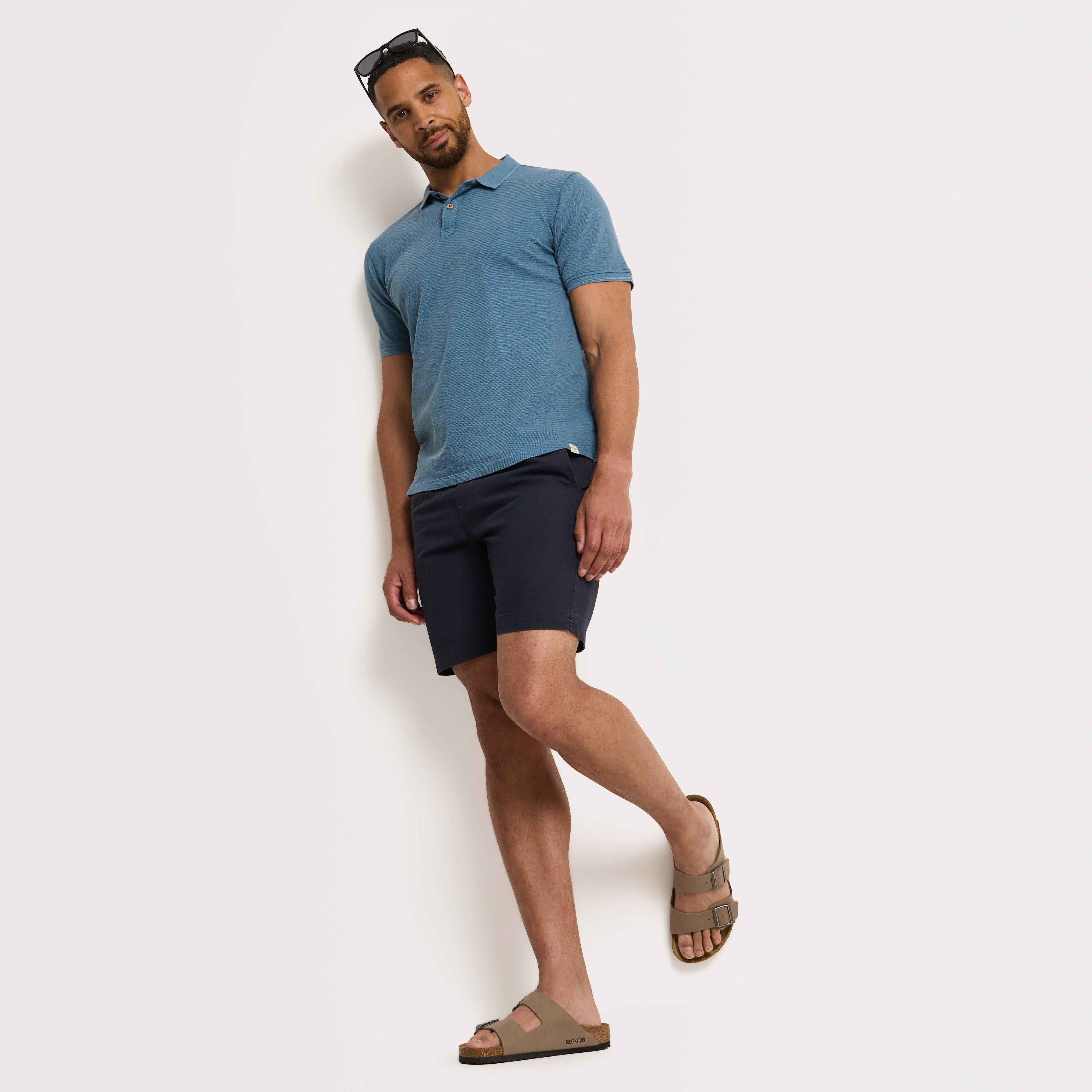 Men’s Washed Polo Shirt