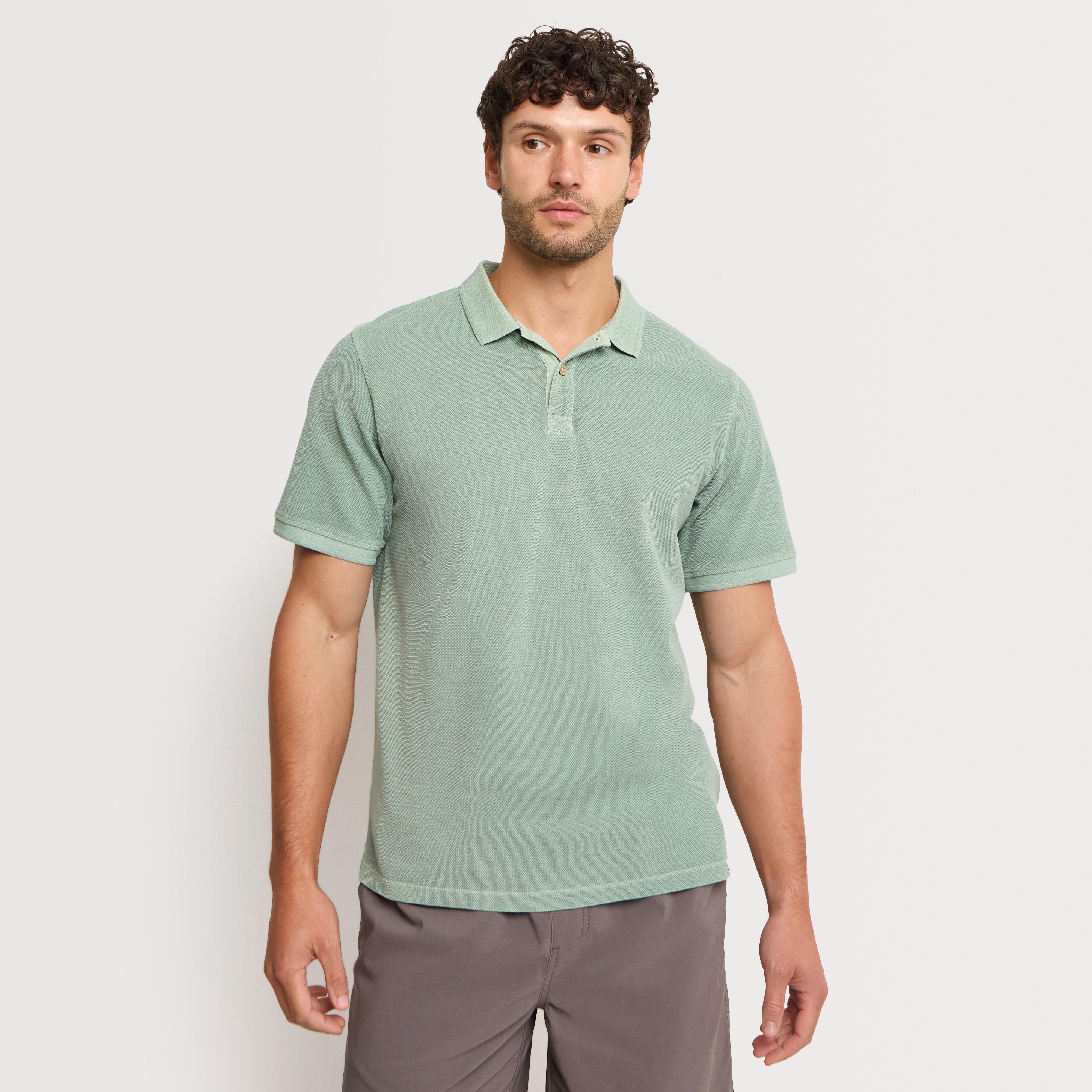Men’s Washed Polo Shirt