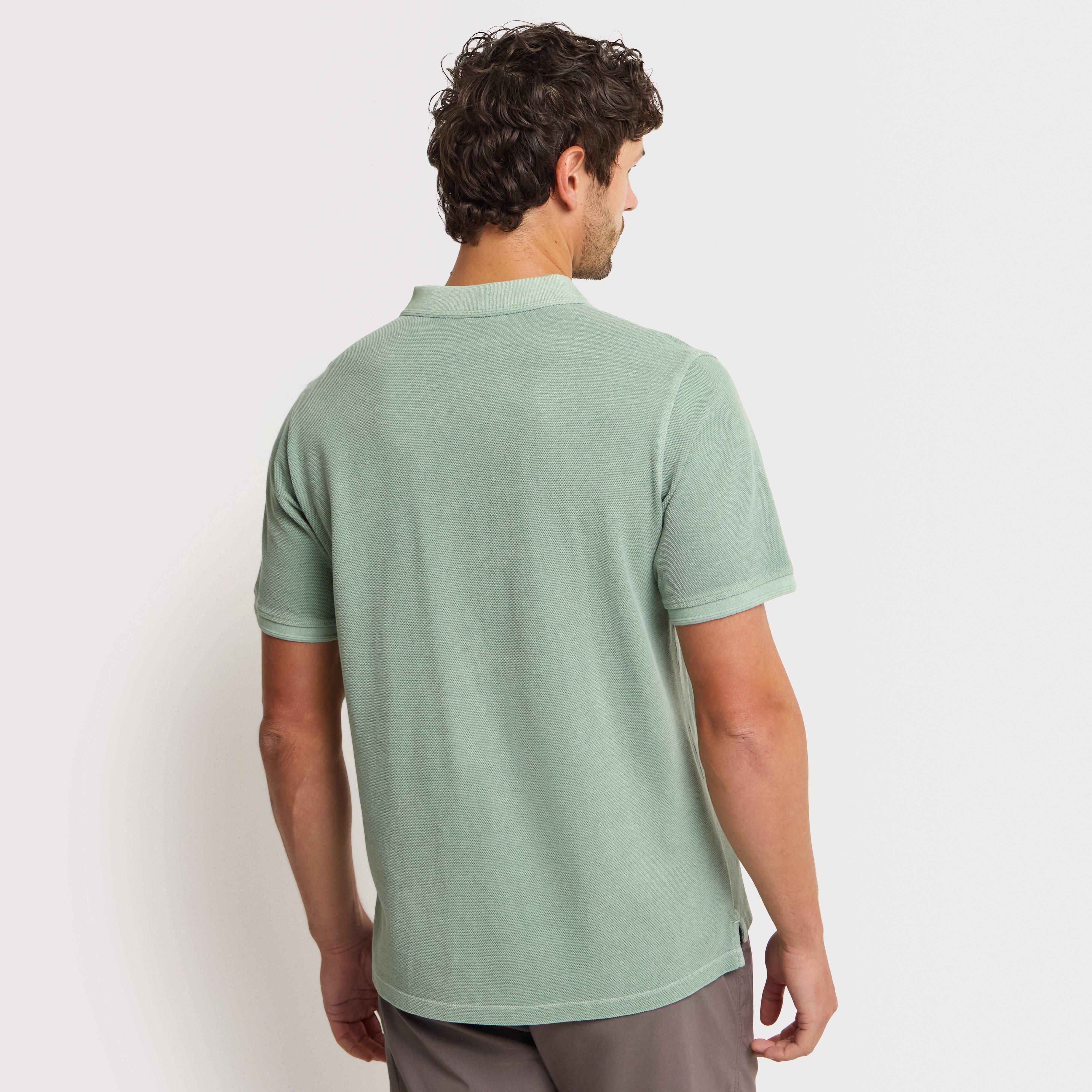 Men’s Washed Polo Shirt