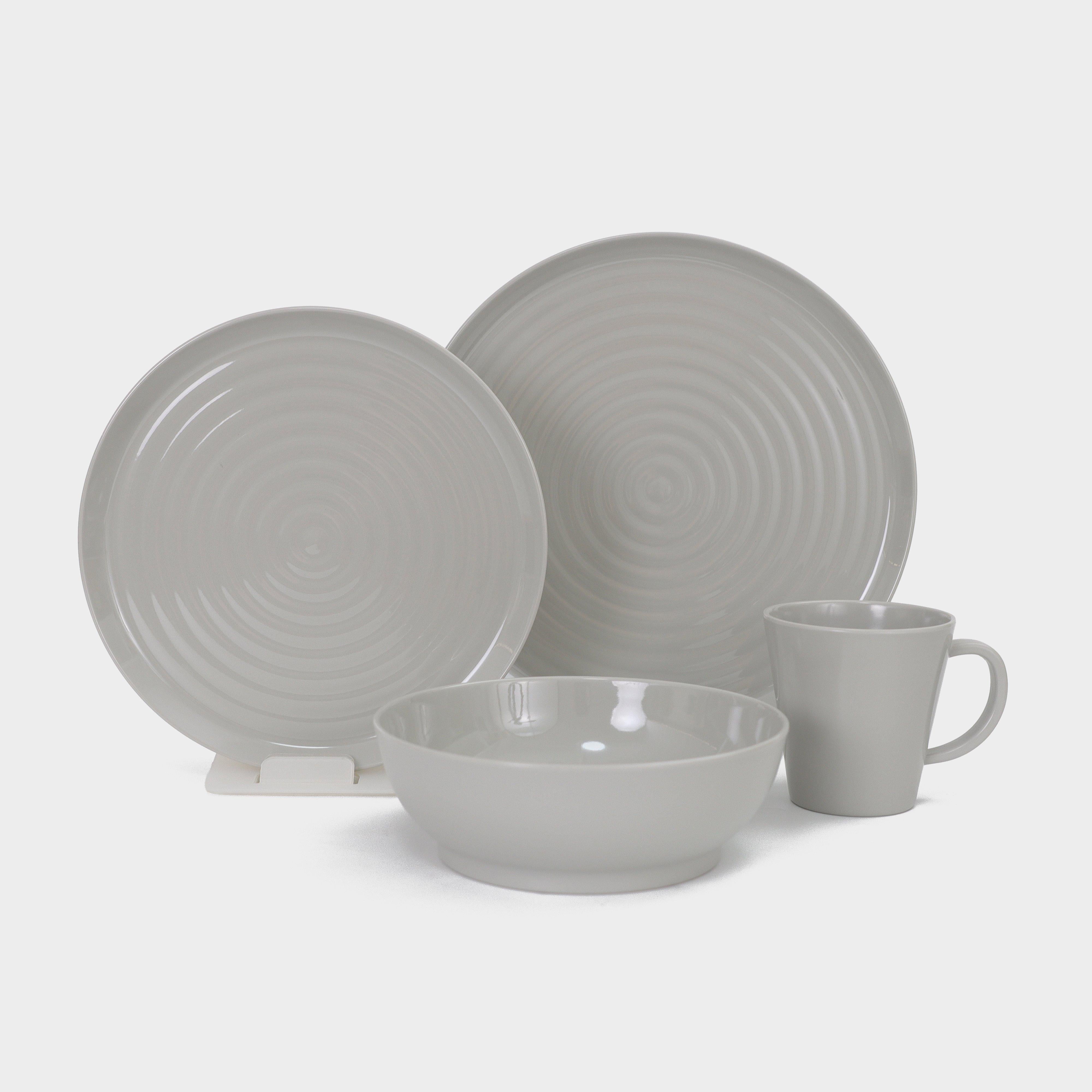 8 Piece Non-Slip Melamine Tableware Set