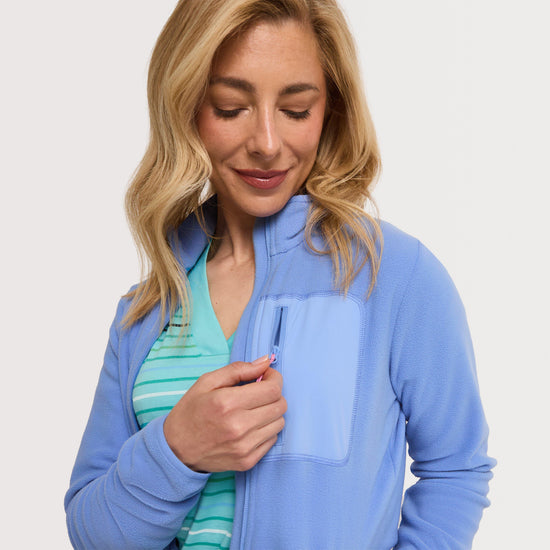 Women's Pocket Full Zip Fleece