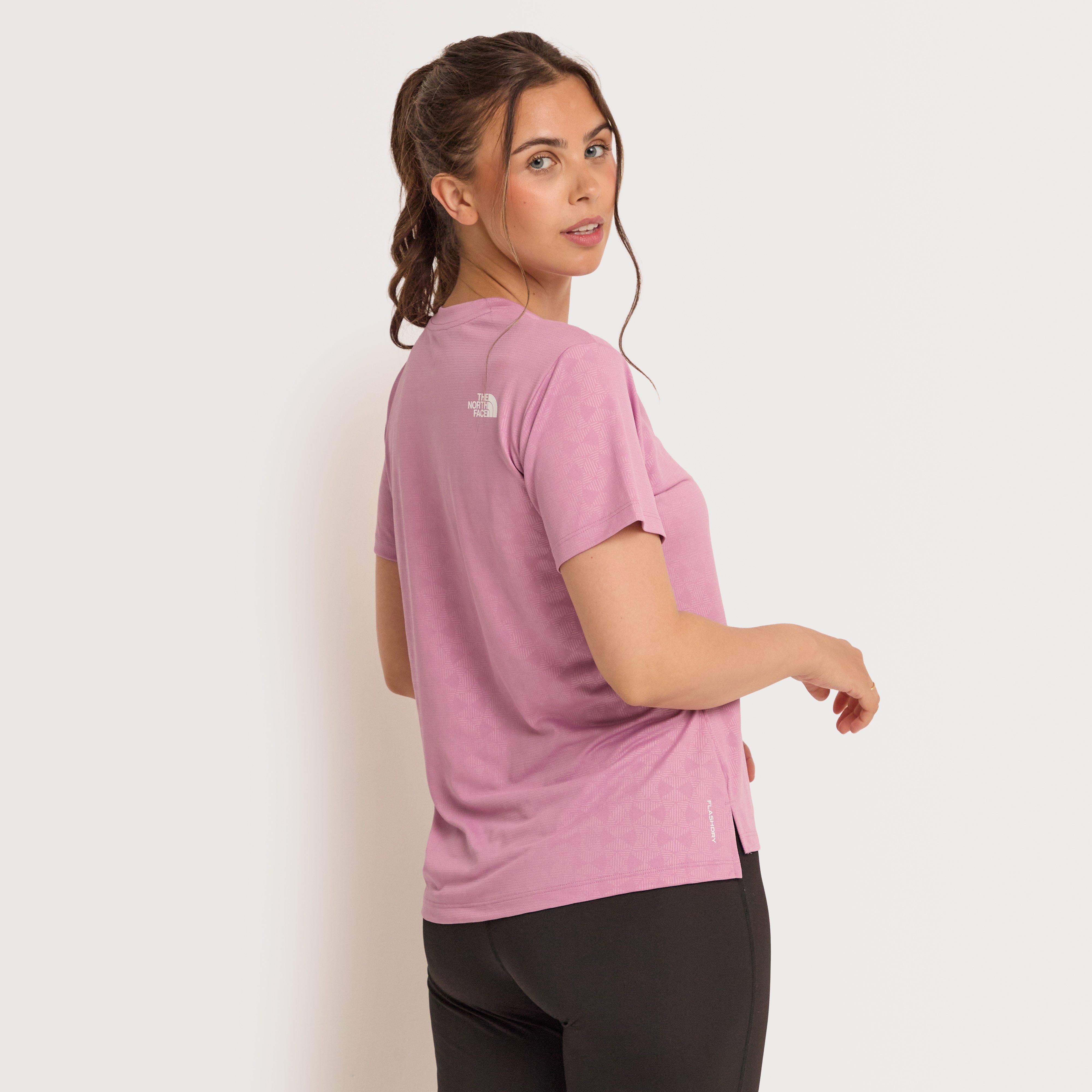 Women's Flex Geo Embossed Regular T-Shirt