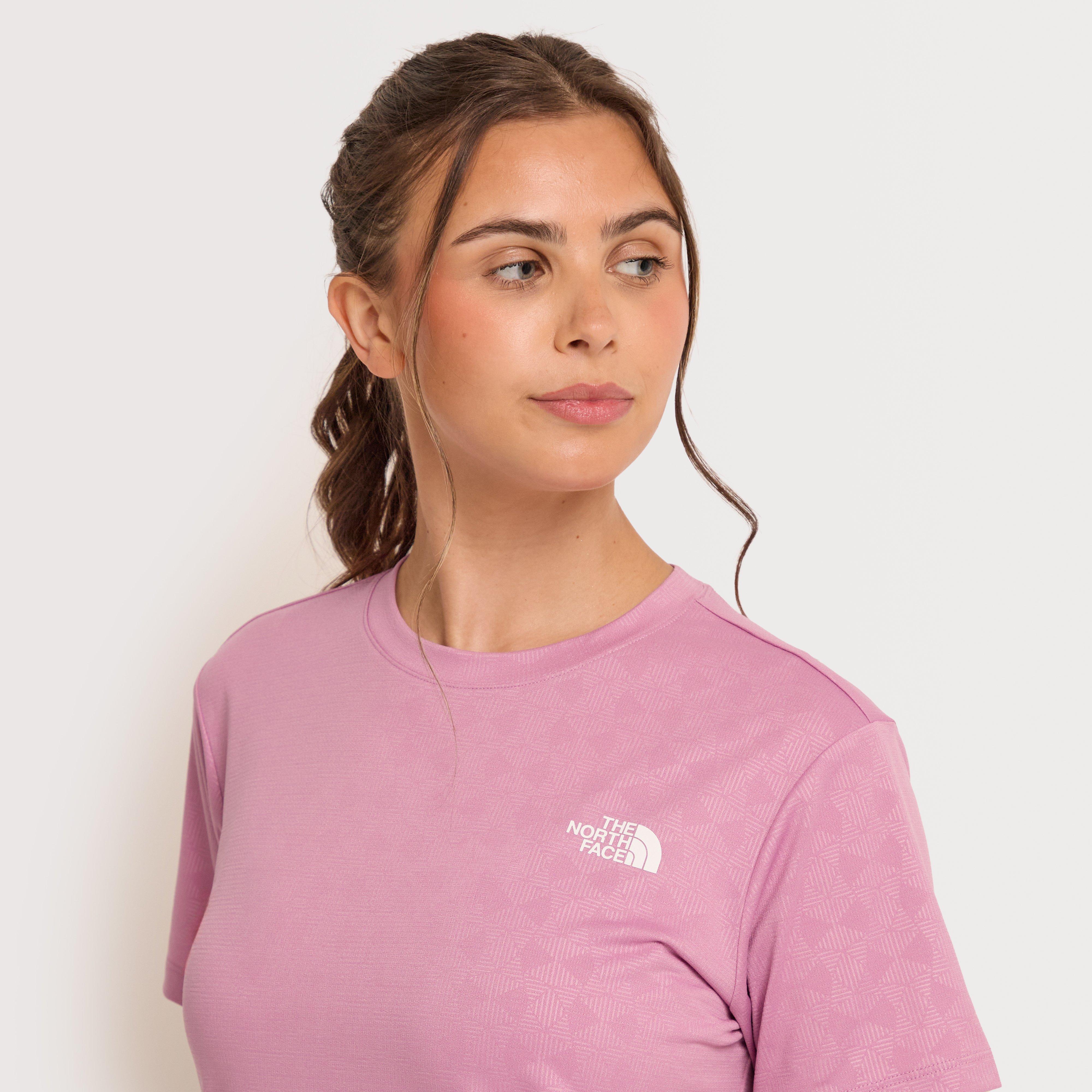 Women's Flex Geo Embossed Regular T-Shirt