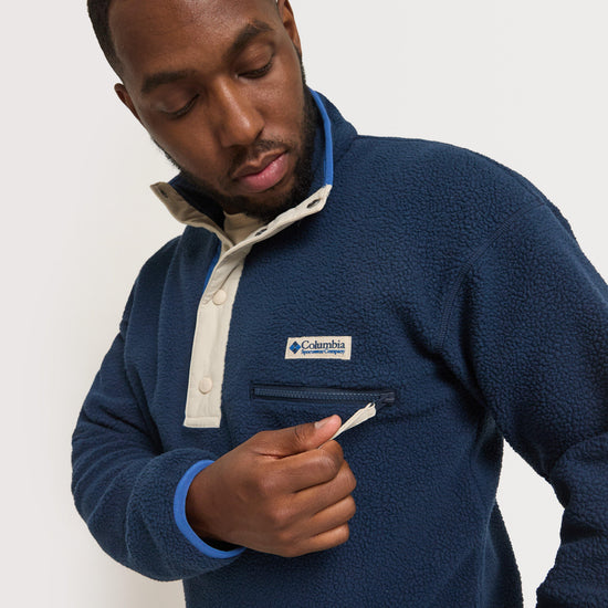 Men's Helvetia II Printed Half Snap Fleece
