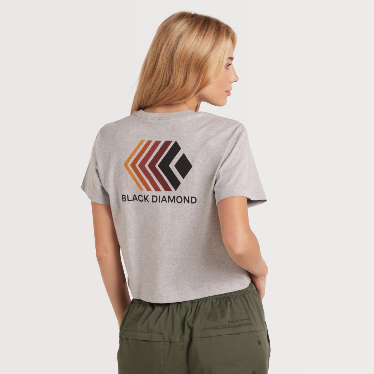 Women's Faded Crop Short Sleeve Tee