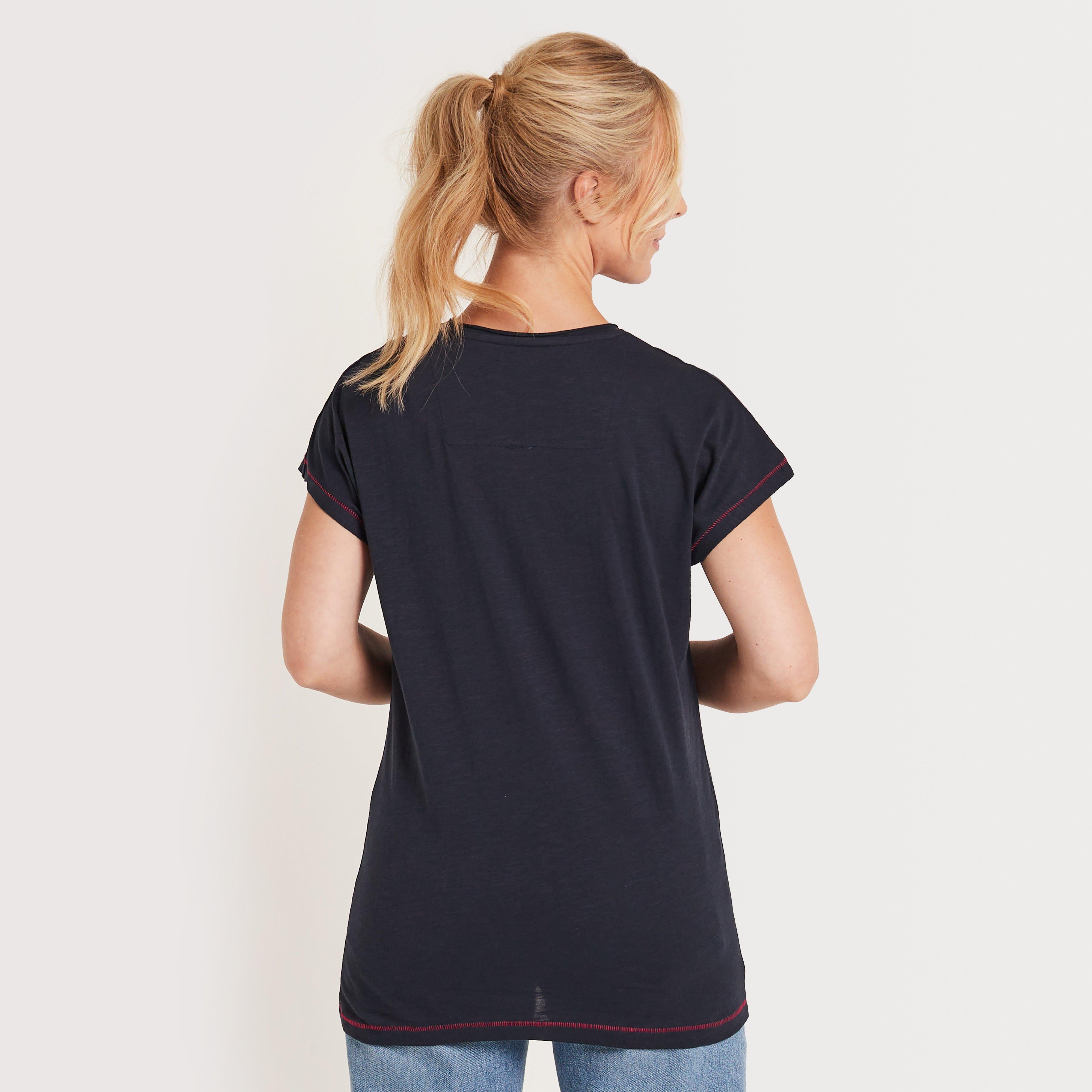 Women’s Sun Rays Front Print Graphic T-Shirt