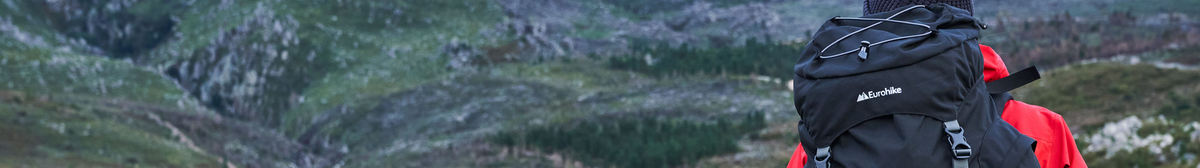 mountain background with Eurohike backpack featured