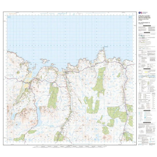 Landranger 10 Strathnaver, Bettyhill & Tongue Map With Digital Version