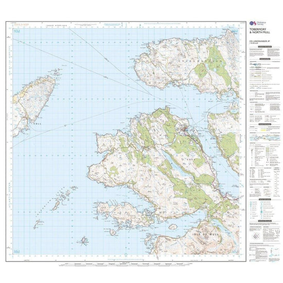 Landranger 47 Tobermory & North Mull Map With Digital Version