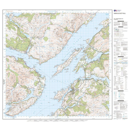 Landranger 49 Oban & East Mull Map With Digital Version