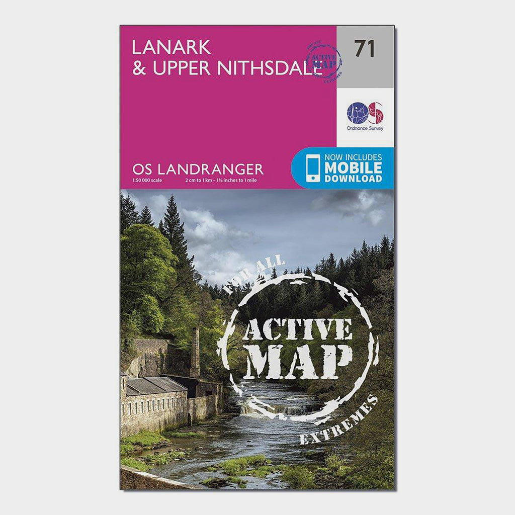 Landranger Active 71 Lanark & Upper Nithsdale Map With Digital Version