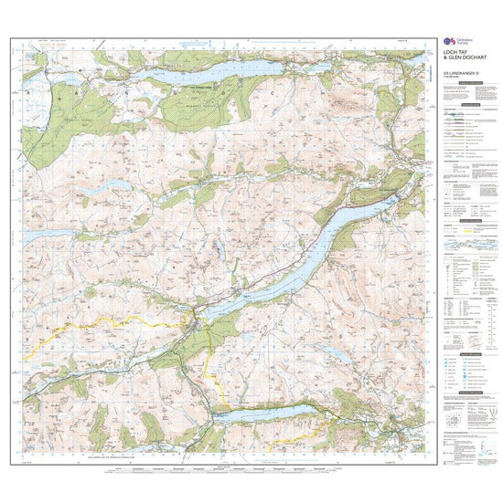 Landranger 51 Loch Tay & Glen Dochart Map With Digital Version