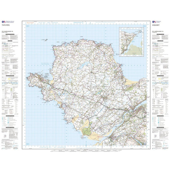 Landranger 114 Anglesey Map With Digital Version