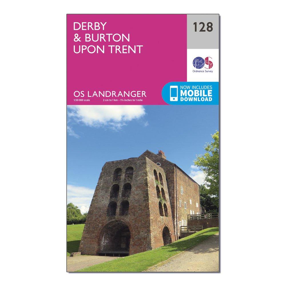 Landranger 128 Derby & Burton upon Trent Map With Digital Version