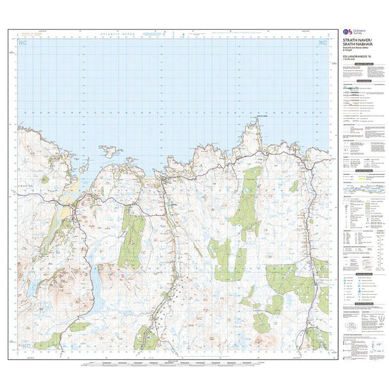 Landranger Active 10 Strathnaver, Bettyhill & Tongue Map With Digital Version