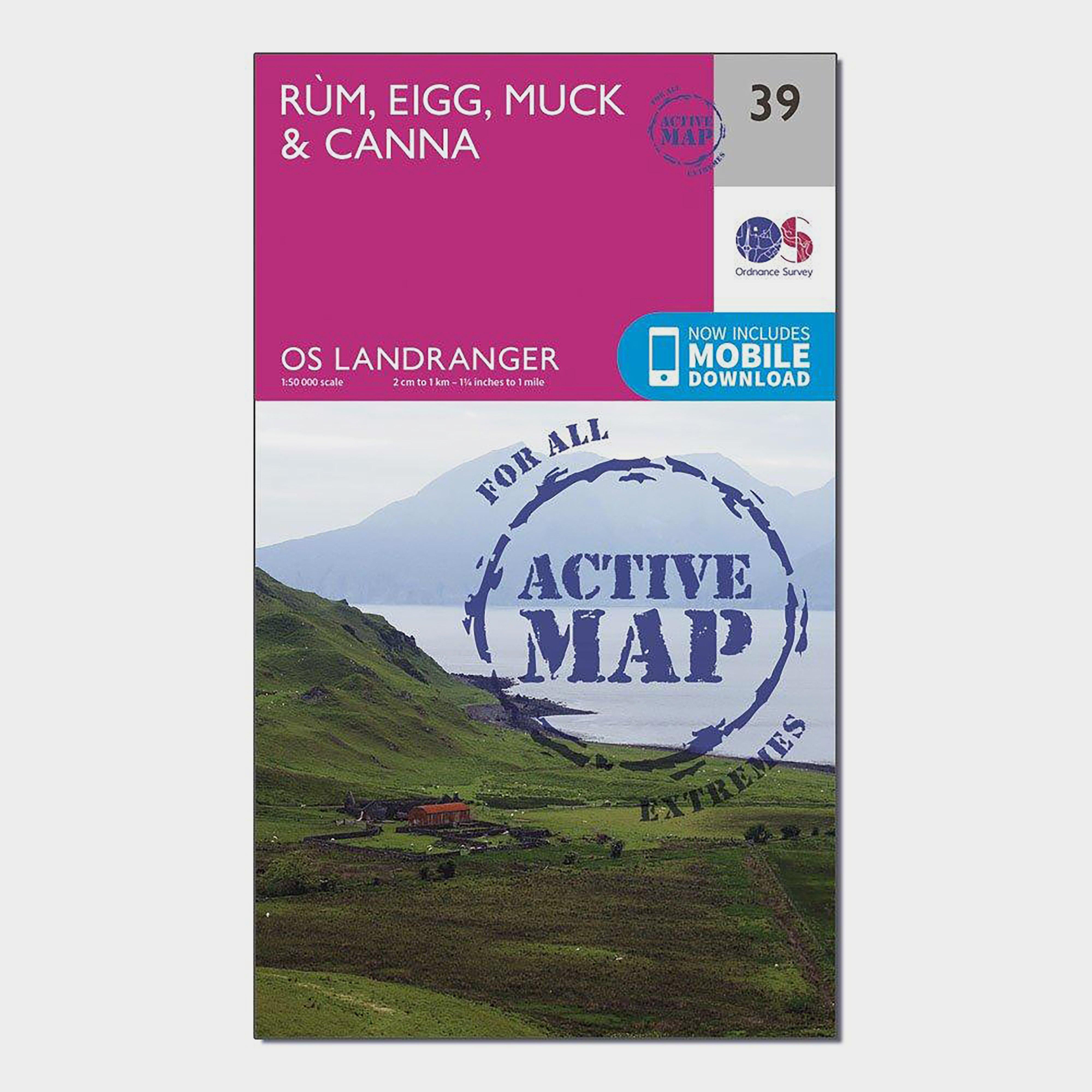 Landranger Active 39 Rum, Eigg & Muck Map With Digital Version