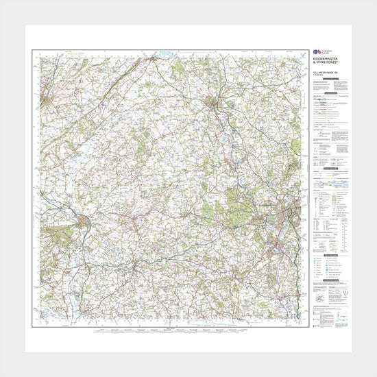 Landranger Active 138 Kidderminster & Wyre Forest Map With Digital Version