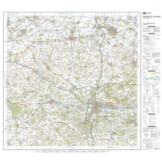 Landranger Active 174 Newbury & Wantage, Hungerford & Didcot Map With Digital Version