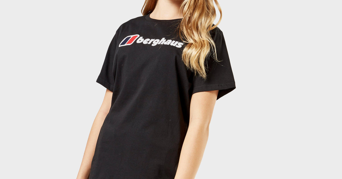 Black Berghaus Kids' Logo T-Shirt – Millets