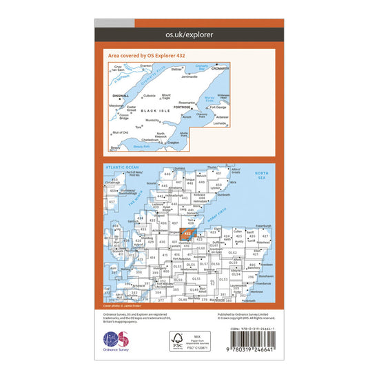 Explorer 432 Black Isle Map With Digital Version