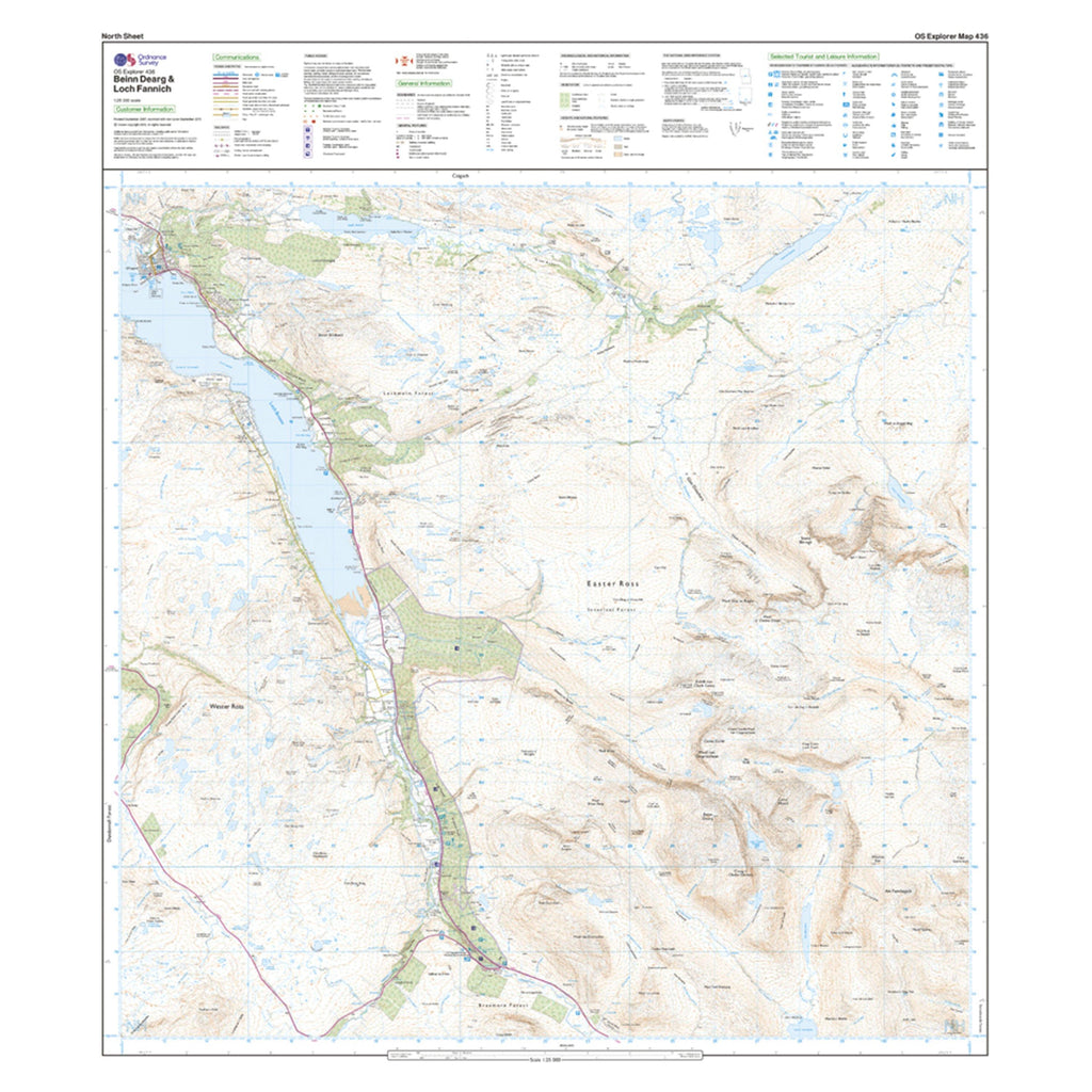 Explorer 436 An Teallach & Slioch Map With Digital Version
