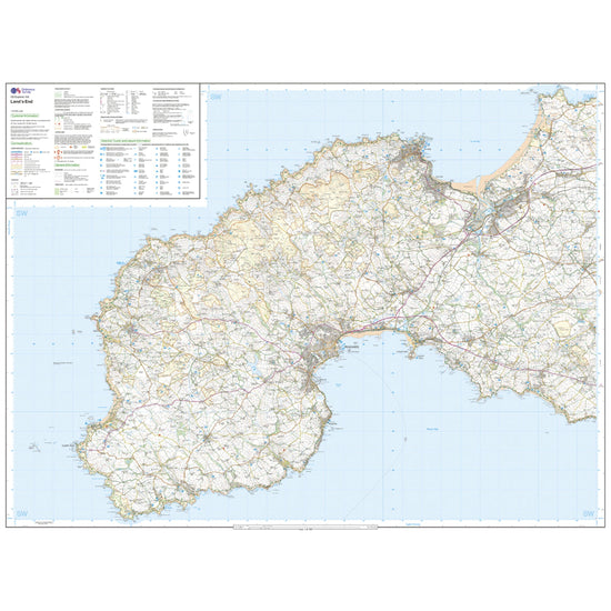 Explorer 102 Land’s End Map With Digital Version