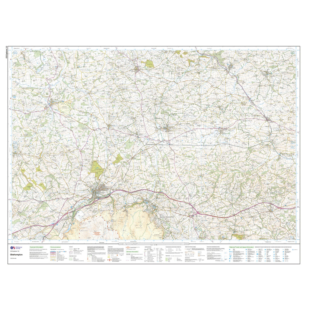 Explorer Active 113 Okehampton Map With Digital Version