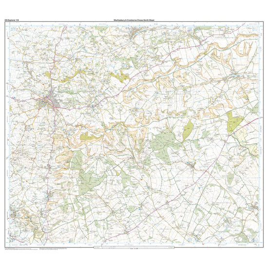 Explorer Active 118 Shaftesbury & Cranborne Chase Map With Digital Version