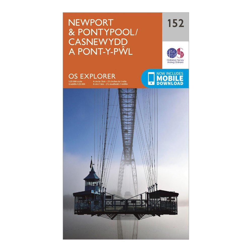 Explorer 152 Newport & Pontypool Map With Digital Version