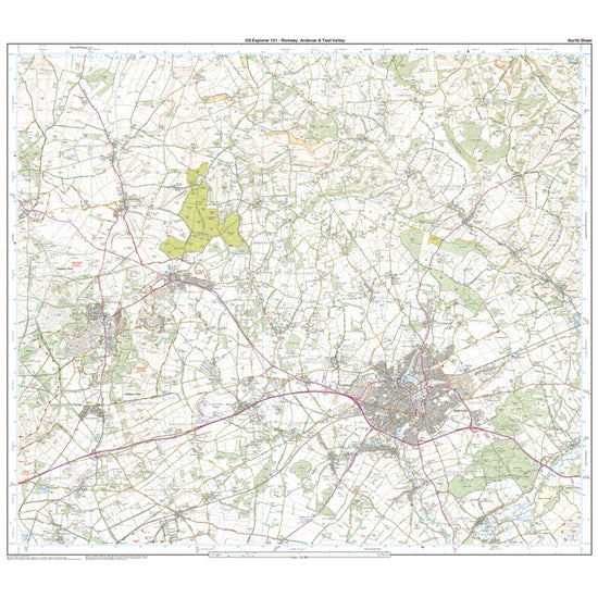 Explorer Active 131 Romsey, Andover & Test Valley Map With Digital Version