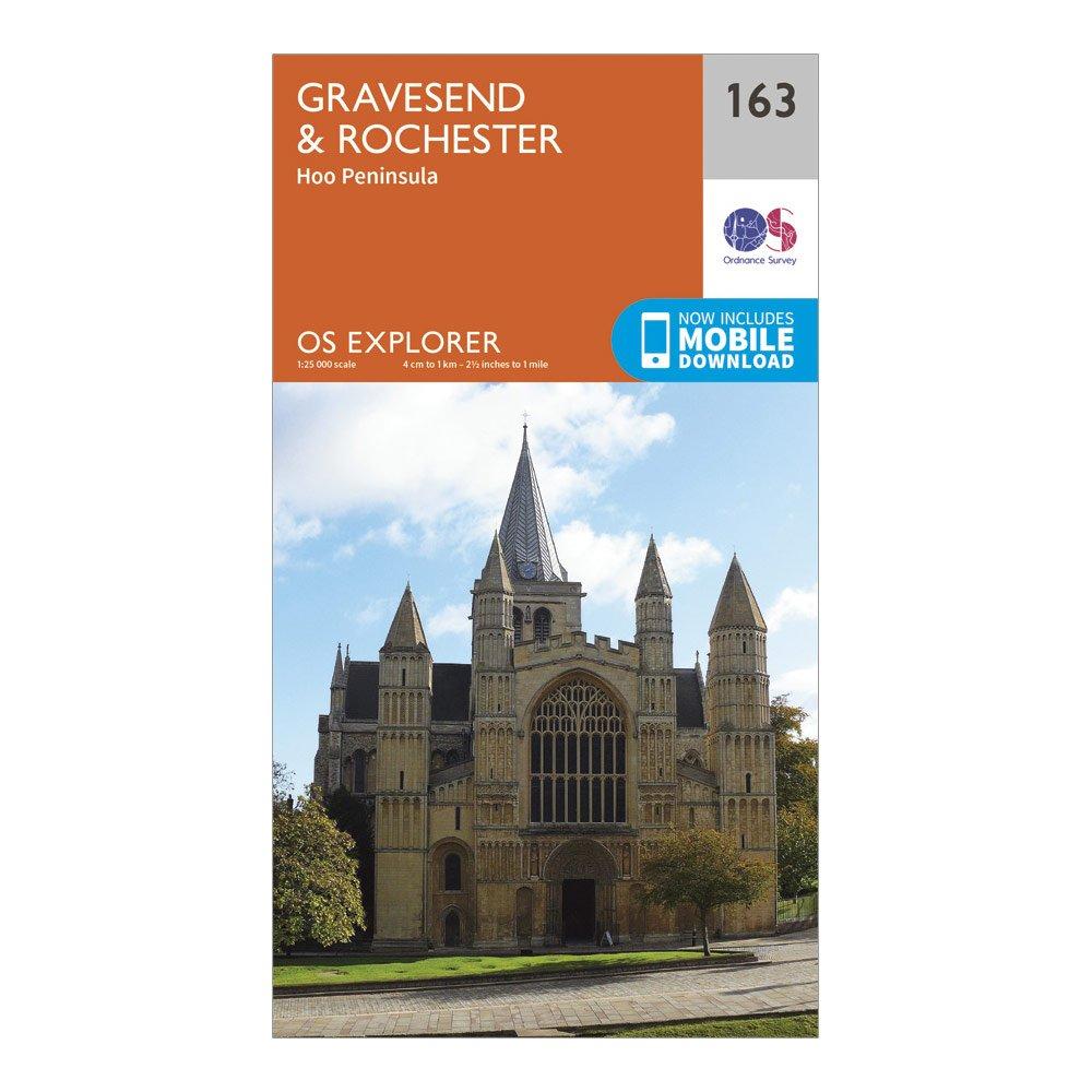 Explorer 163 Gravesend & Rochester Map With Digital Version