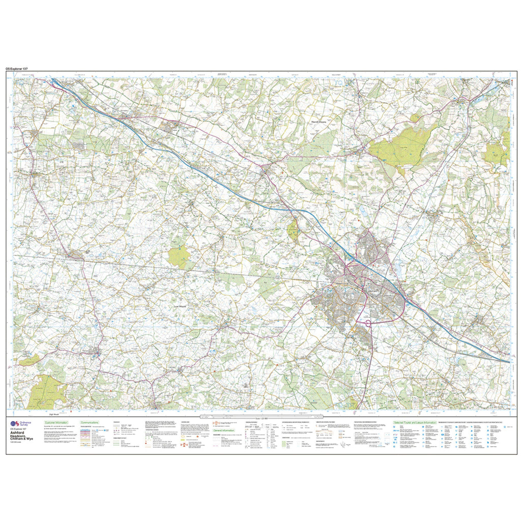 Explorer Active 137 Ashford Map With Digital Version