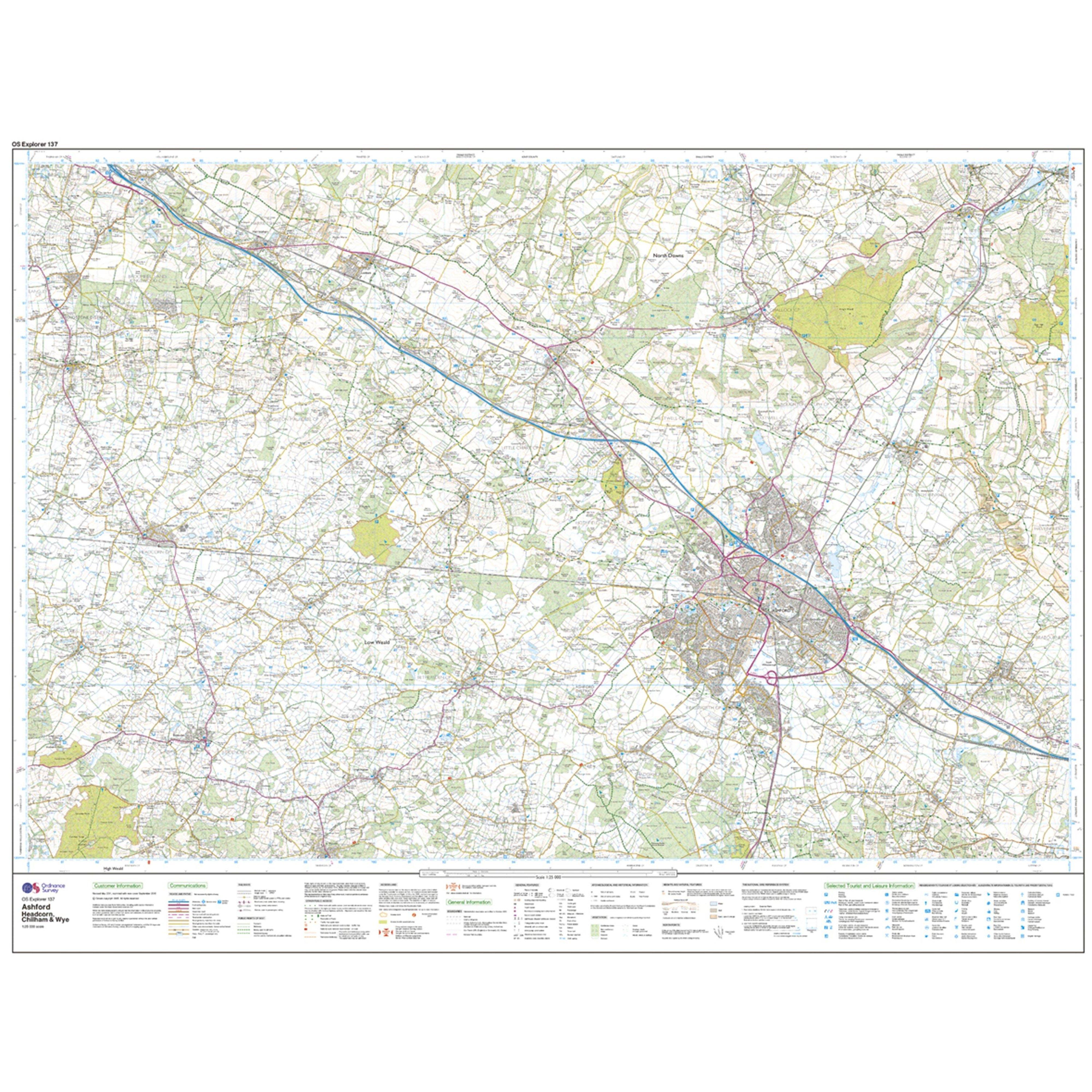 Explorer Active 137 Ashford Map With Digital Version