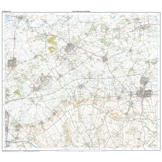 Explorer 170 Abingdon, Wantage & Vale of White Horse Map With Digital Version