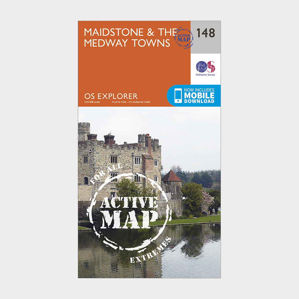 Explorer Active 148 Maidstone & The Medway Towns Map With Digital Version