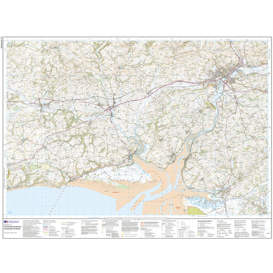 Explorer 177 Carmarthen & Kidwelly Map With Digital Version