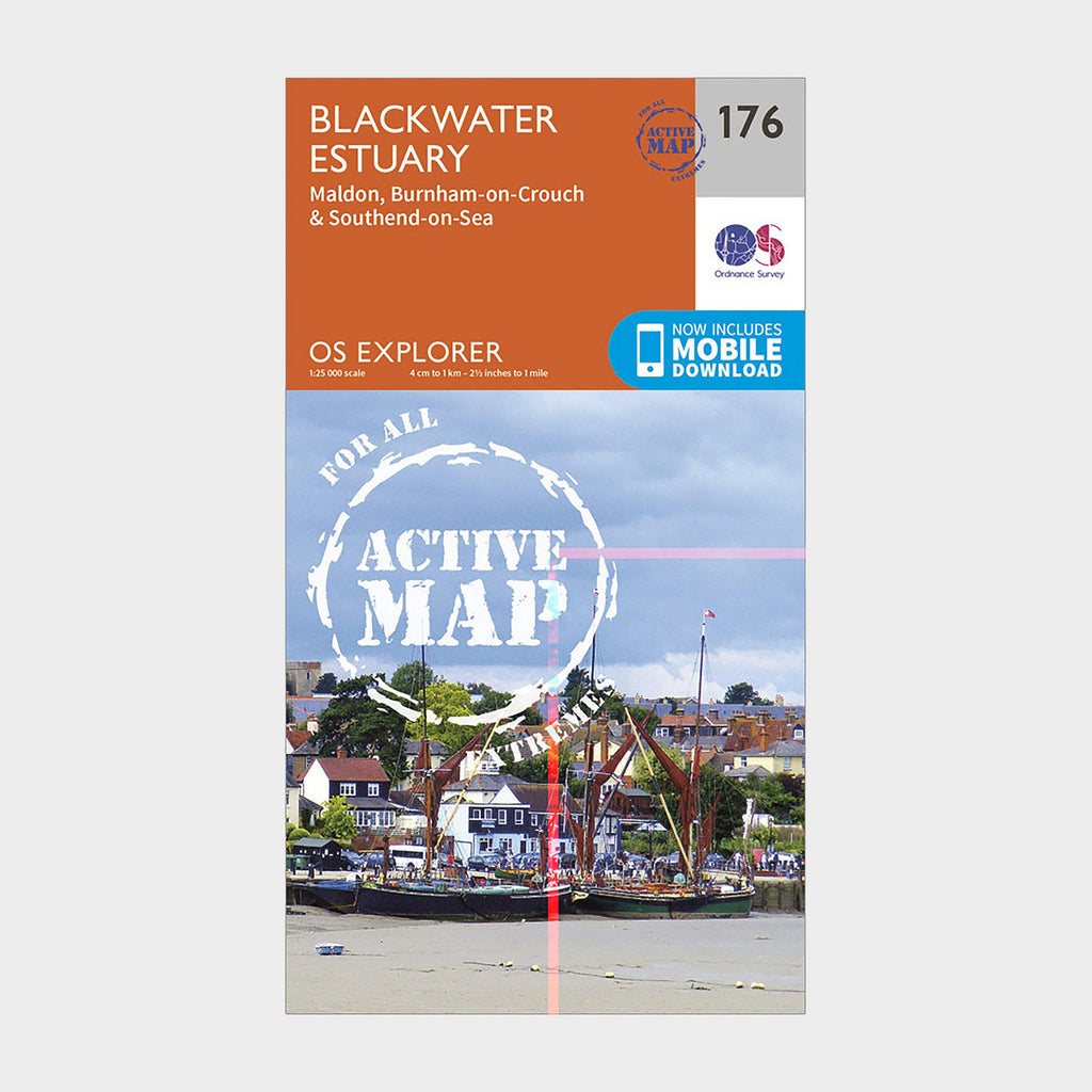 Explorer Active 176 Blackwater Estuary Map With Digital Version