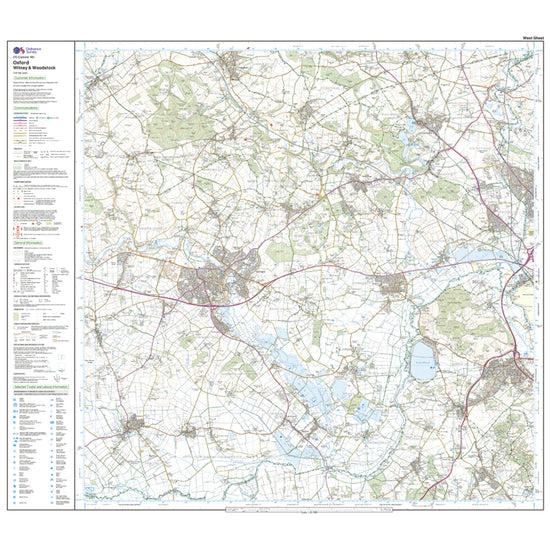 Explorer Active 180 Oxford, Witney & Woodstock Map With Digital Version