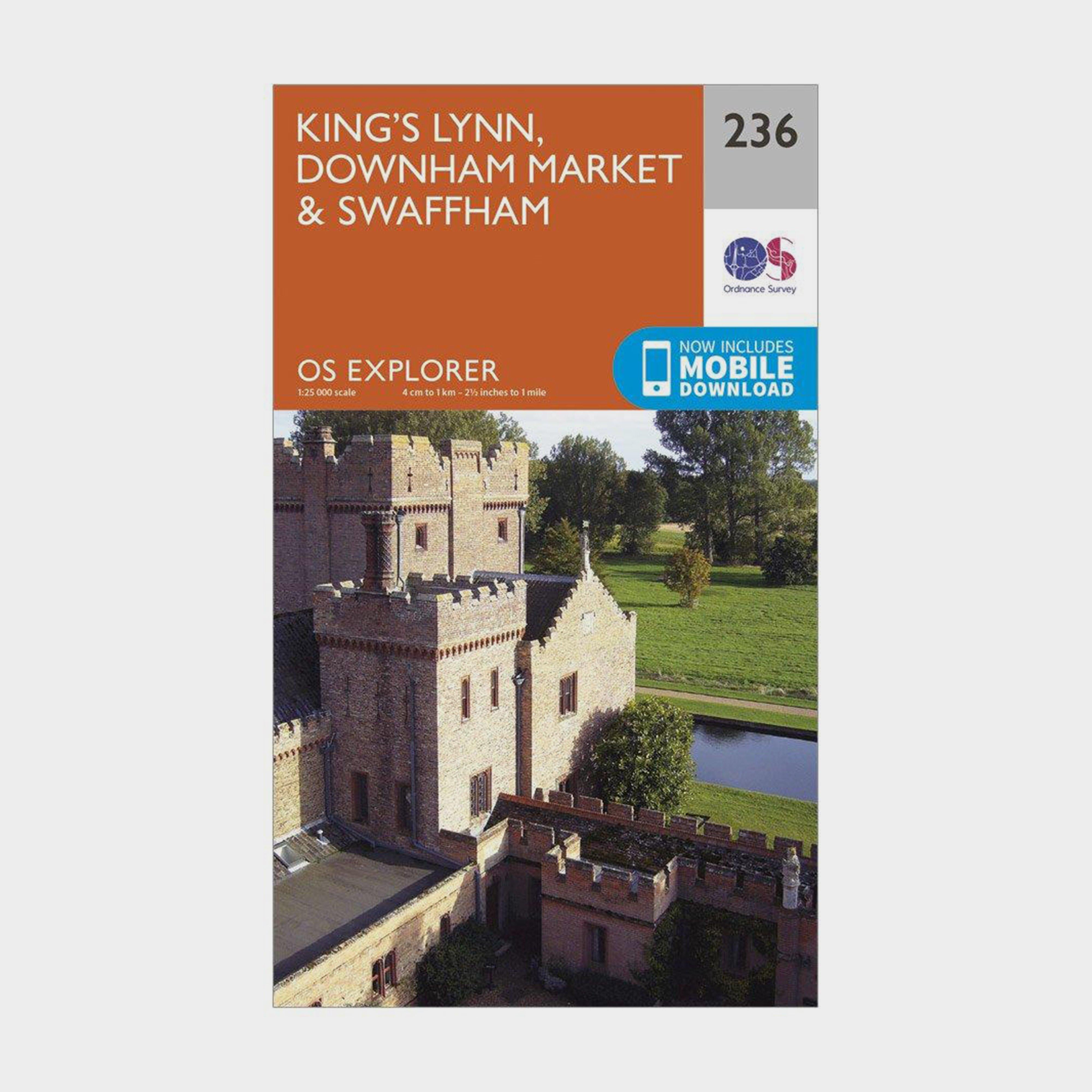 Explorer 236 King's Lynn, Downham Market & Swaffham Map With Digital Version
