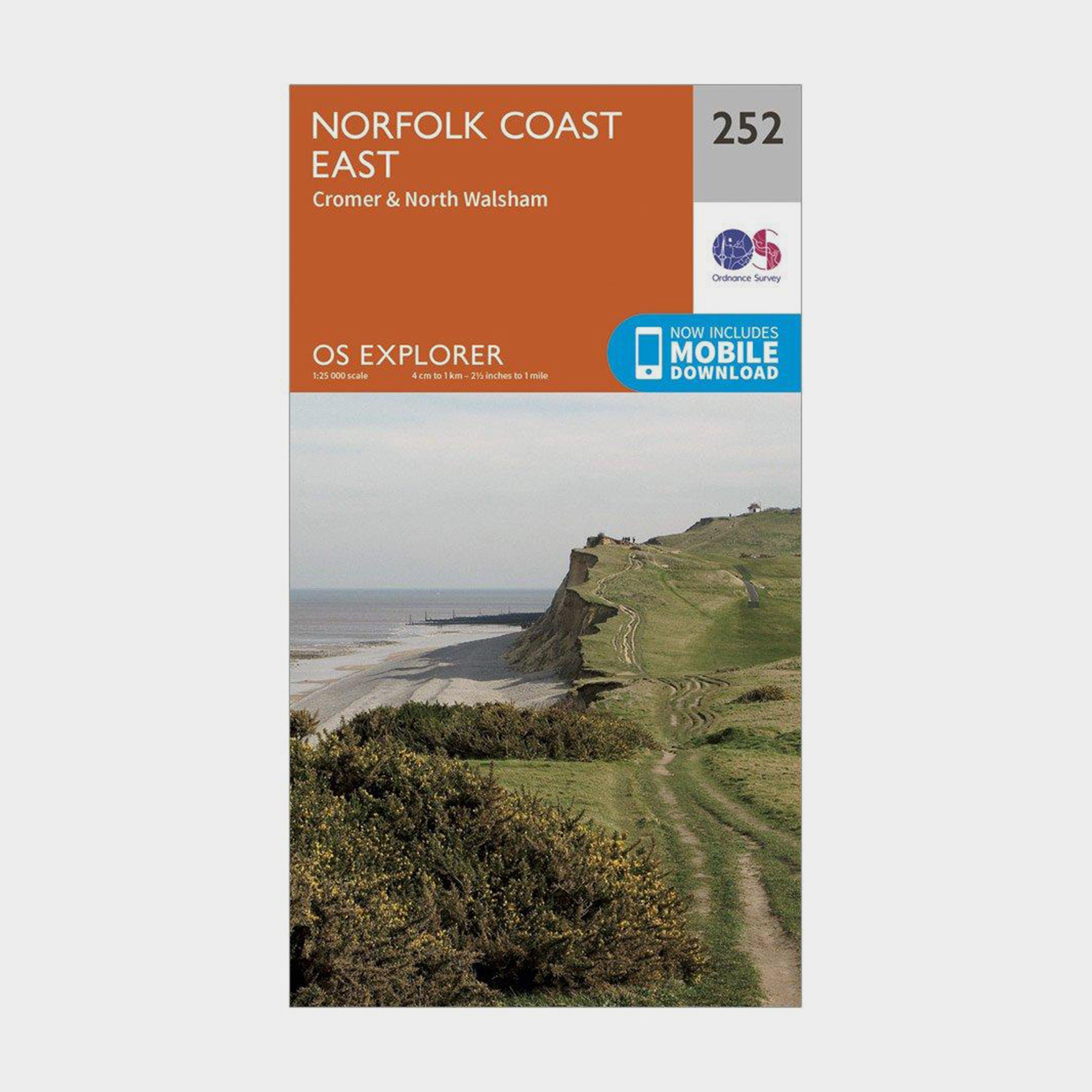 Explorer 252 Norfolk Coast East Map With Digital Version