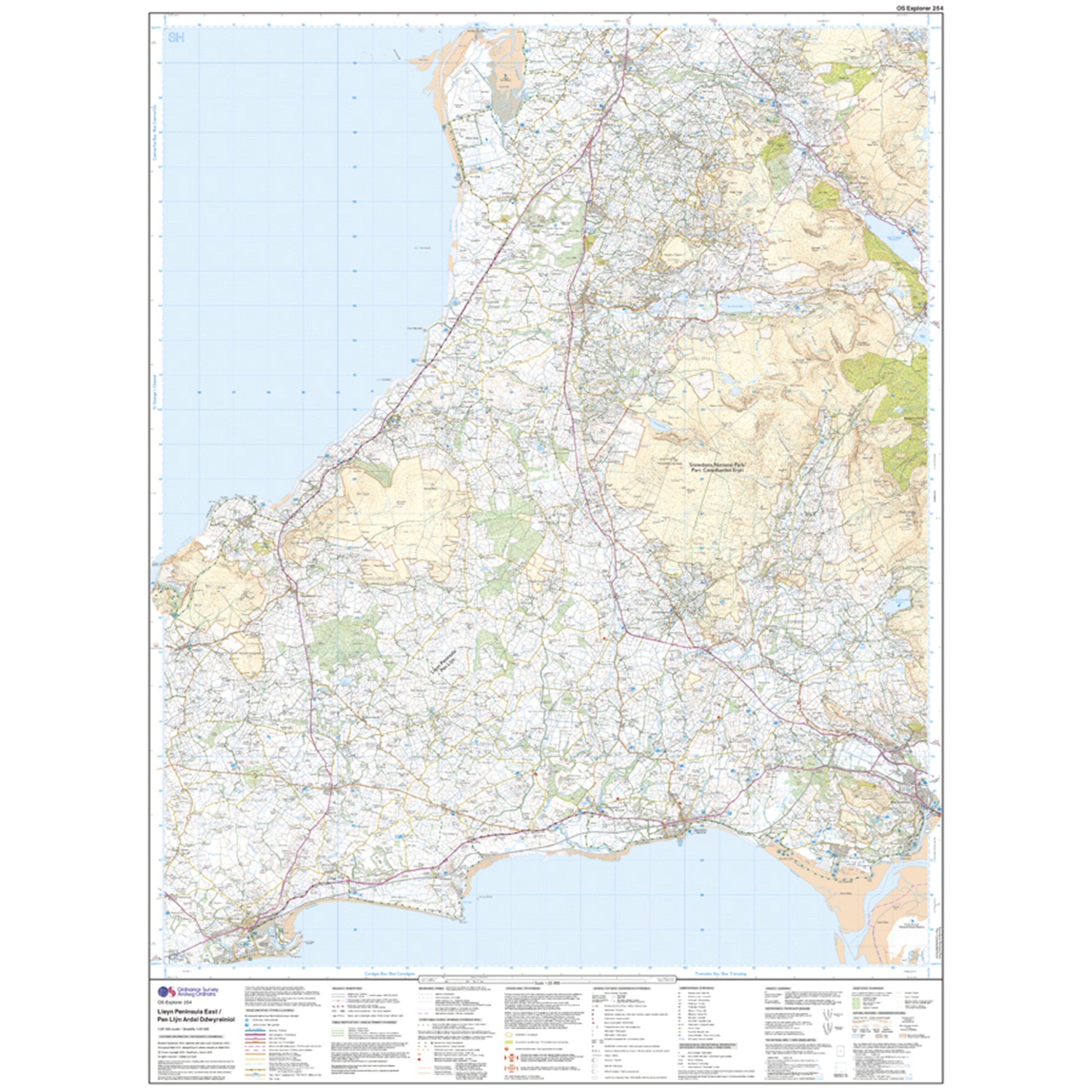 Explorer 254 Lleyn Peninsula East Map With Digital Version