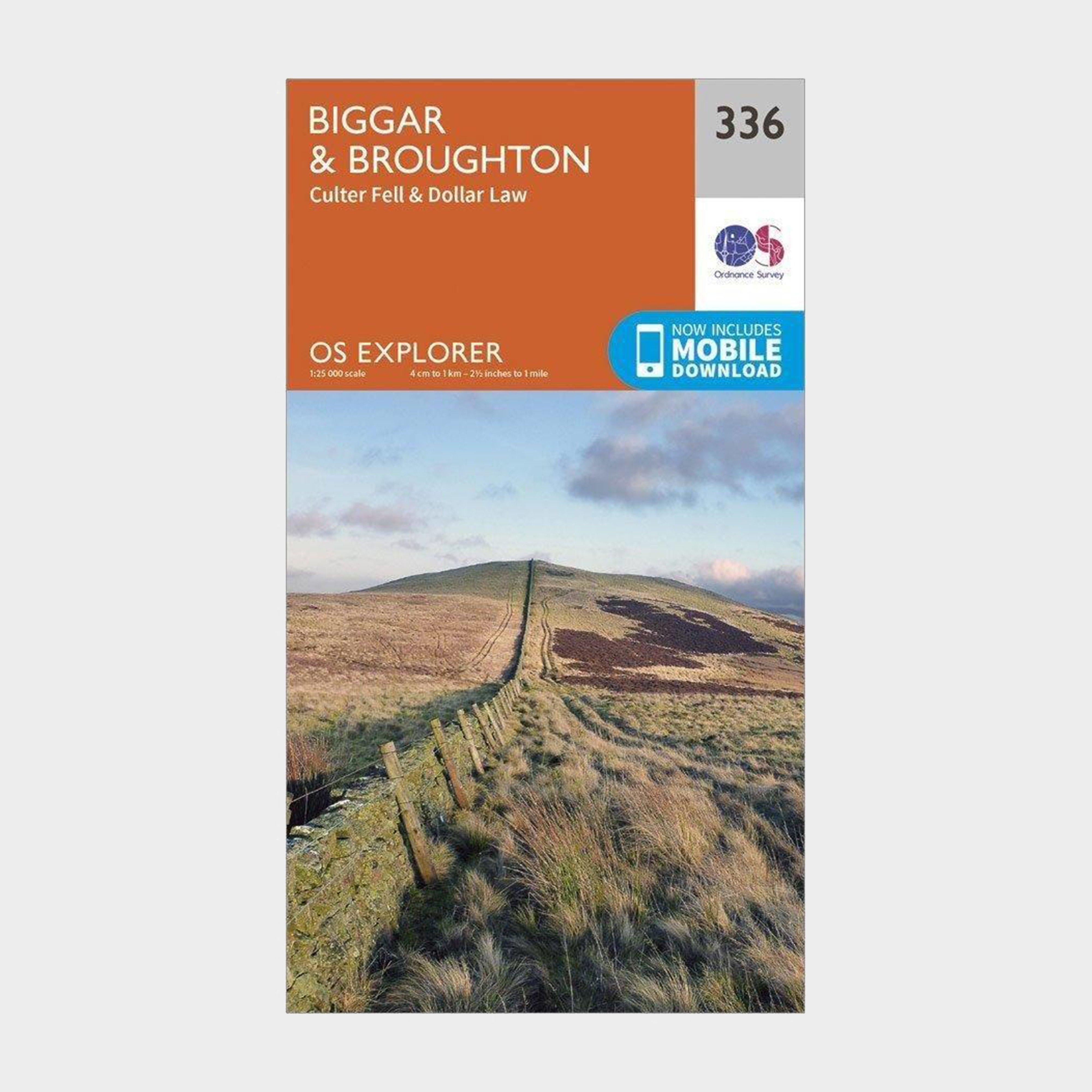 Explorer 336 Biggar & Broughton Map With Digital Version