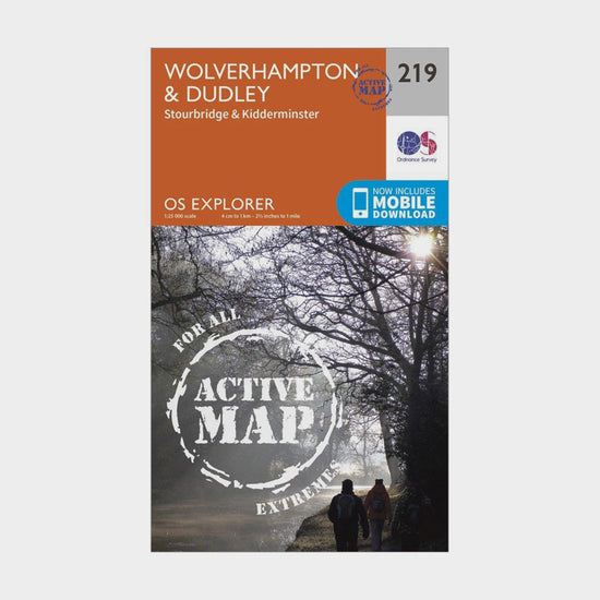 Explorer Active 219 Wolverhampton & Dudley Map With Digital Version