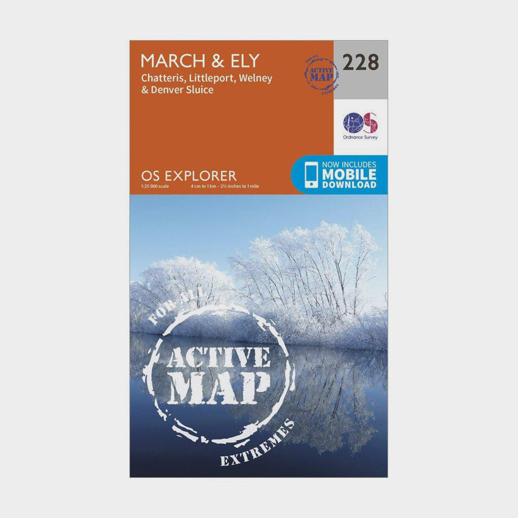 Explorer Active 228 March & Ely Map With Digital Version
